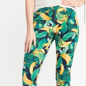 Limited print old navy pixie pants bananas hot